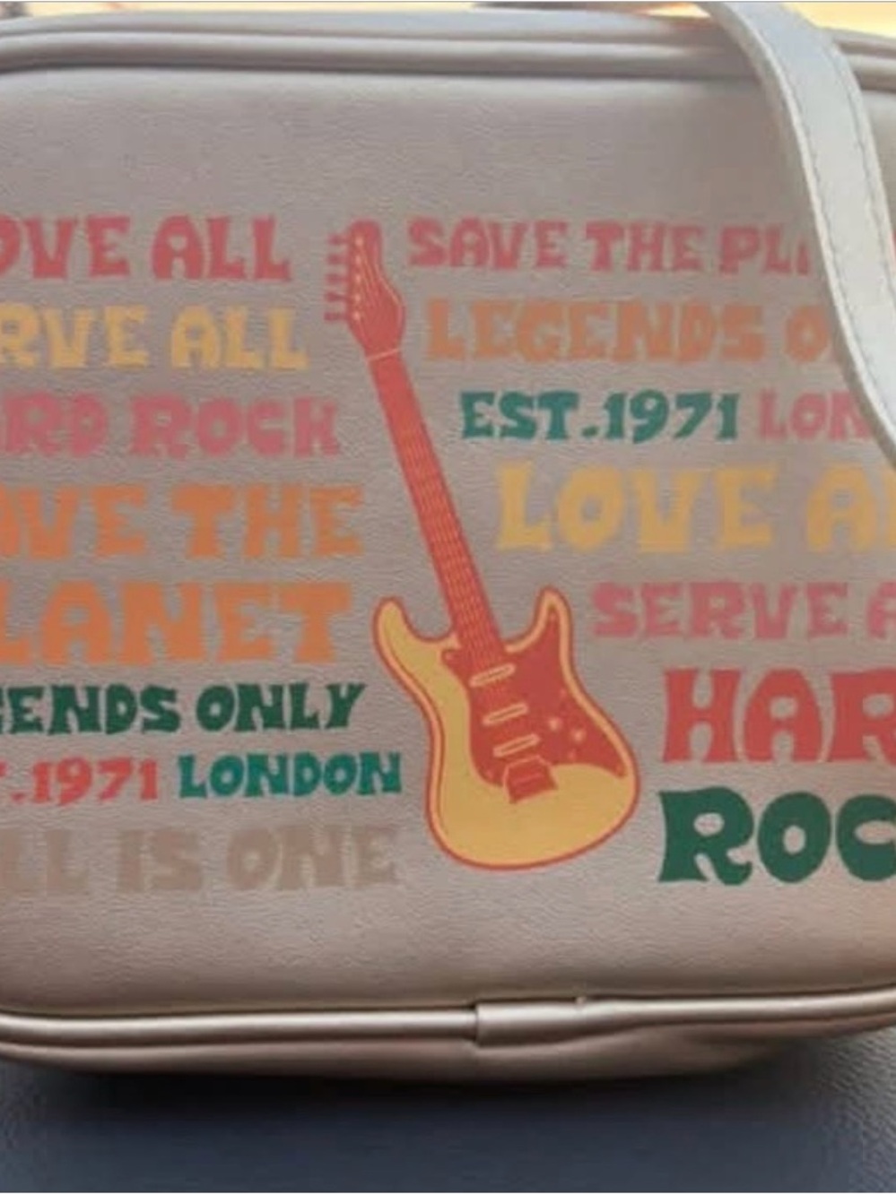 Hard Rock Cafe Beige Nylon Interior Lining
